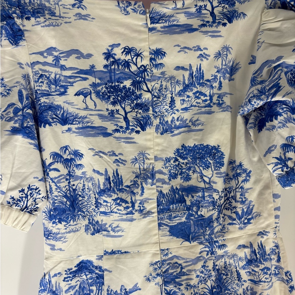 Ann Taylor Blue and White Dress - Picture 4 of 13